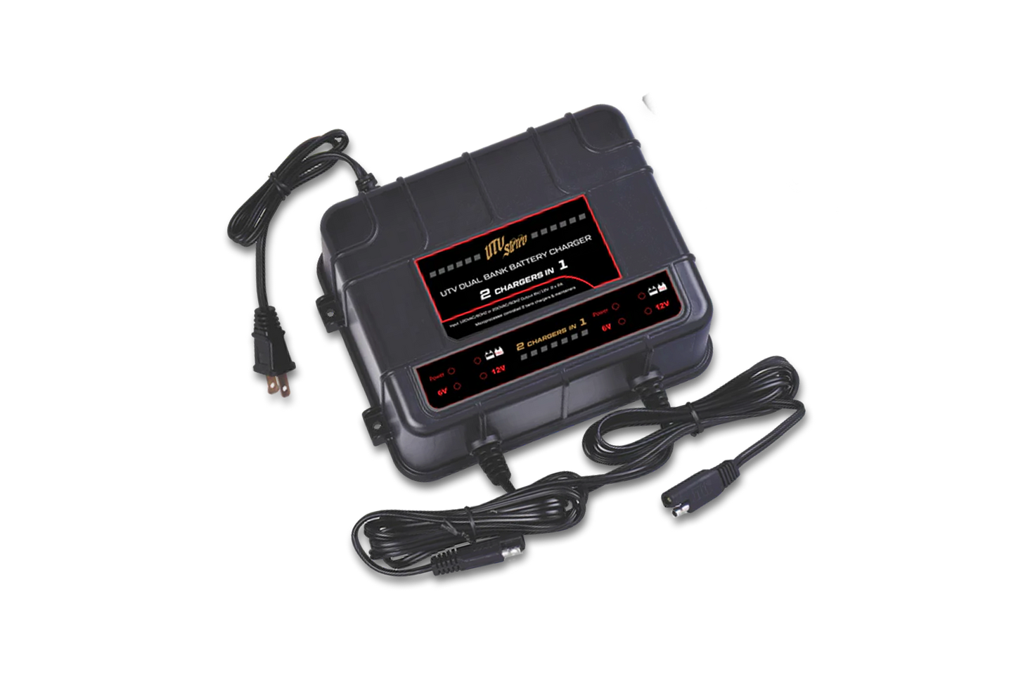 Dual-Bank Battery Charger / Maintainer | UTVS-BCM2 Dunes 2 Dezert SXS