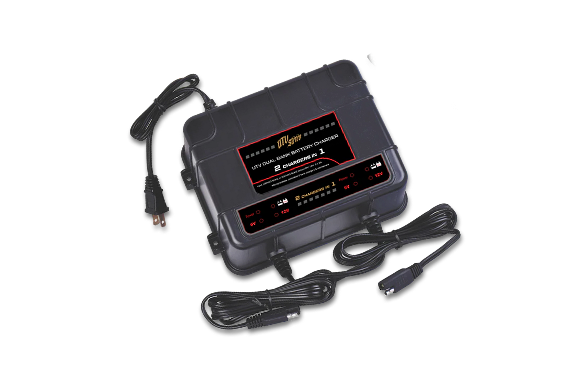 Dual-Bank Battery Charger / Maintainer | UTVS-BCM2 Dunes 2 Dezert SXS