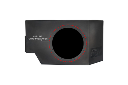 Can-Am® Defender 1000W Single Driver Side 10" Subwoofer Kit | UTVS-DEF-SUB-1000-DRIVER Dunes 2 Dezert SXS