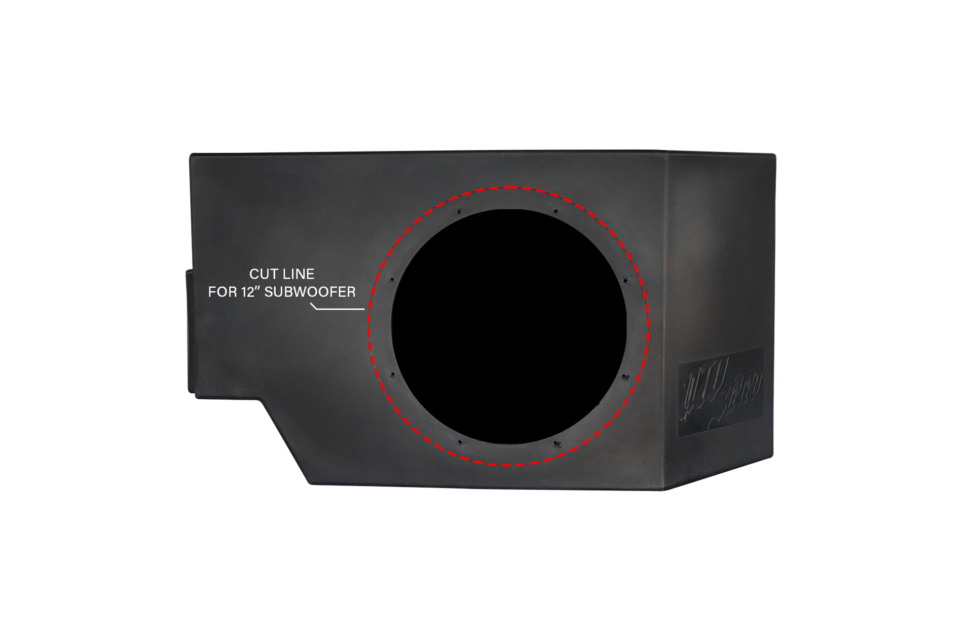 Can-Am® Defender 500W Single Driver Side 10" Subwoofer Kit | UTVS-DEF-SUB-500-DRIVER Dunes 2 Dezert SXS