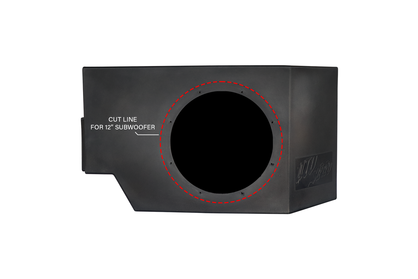 Can-Am® Defender 1200W Single Driver Side 10" Subwoofer Kit | UTVS-DEF-SUB-1200-DRIVER Dunes 2 Dezert SXS