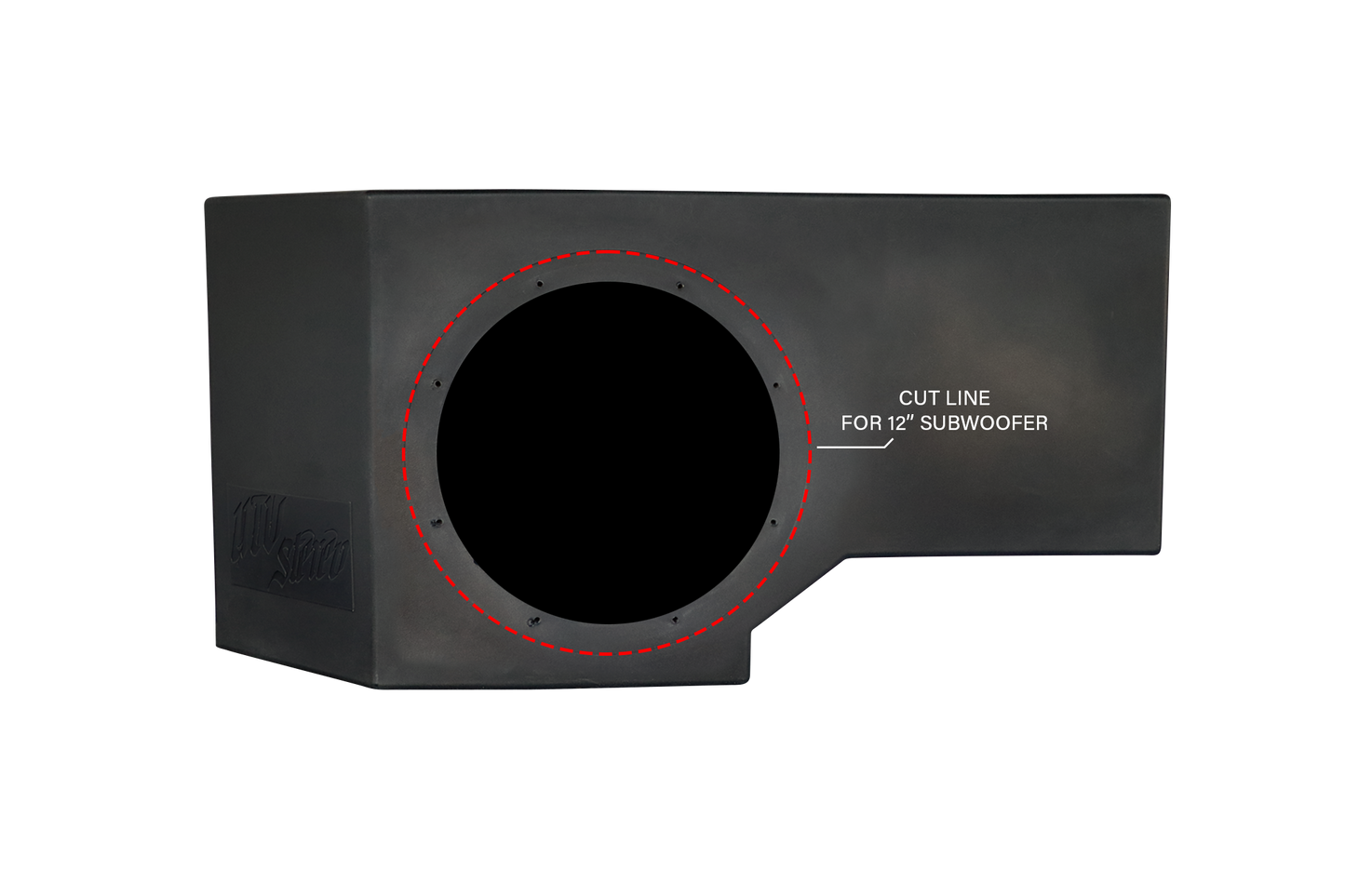 Can-Am® Defender 1200W Single Passenger Side 10" Subwoofer Kit  | UTVS-DEF-SUB-1200-PASS Dunes 2 Dezert SXS