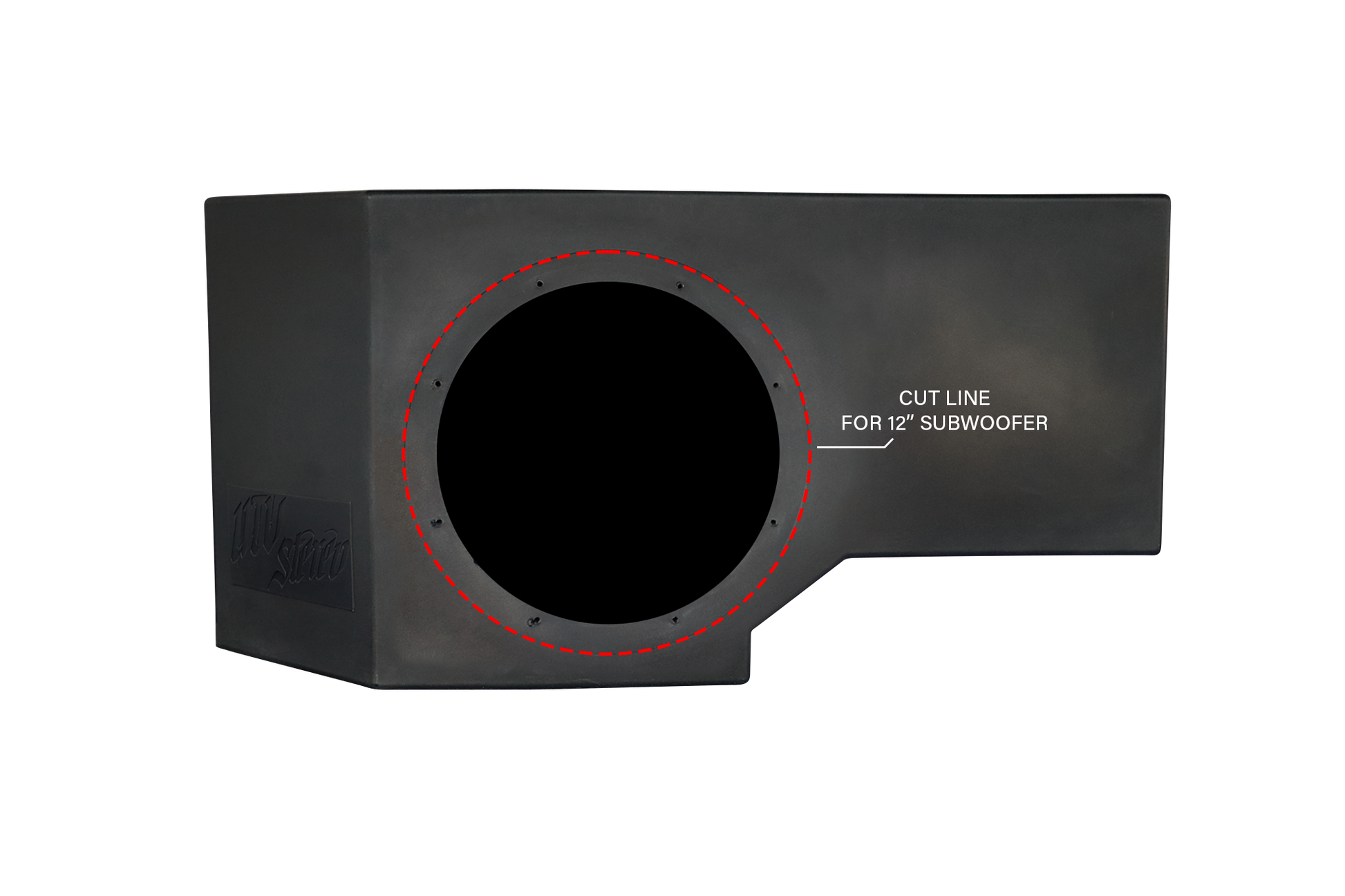 Can-Am® Defender 1200W Single Passenger Side 10" Subwoofer Kit  | UTVS-DEF-SUB-1200-PASS Dunes 2 Dezert SXS