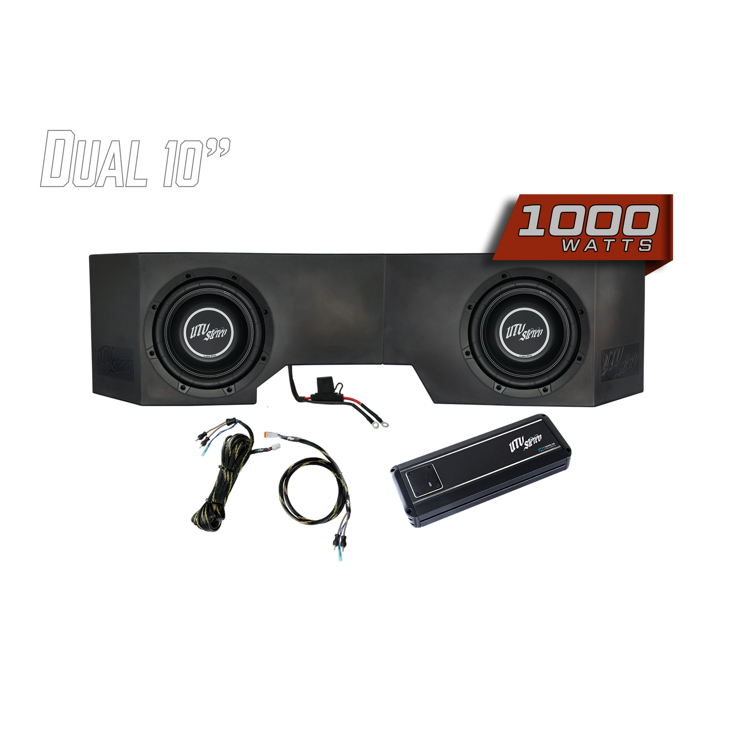 Can-Am® Defender 1000W Dual 10" Subwoofer Kit | UTVS-DEF-SUB-1000-2 Dunes 2 Dezert SXS