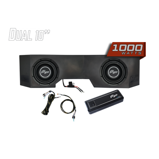 Can-Am® Defender 1000W Dual 10" Subwoofer Kit | UTVS-DEF-SUB-1000-2 Dunes 2 Dezert SXS