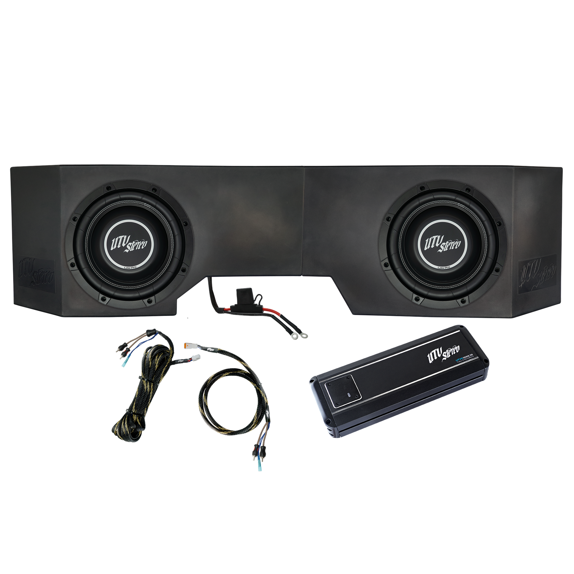 Can-Am® Defender 1000W Dual 10" Subwoofer Kit | UTVS-DEF-SUB-1000-2 Dunes 2 Dezert SXS