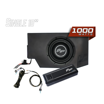 Can-Am® Defender 1000W Single Driver Side 10" Subwoofer Kit | UTVS-DEF-SUB-1000-DRIVER Dunes 2 Dezert SXS