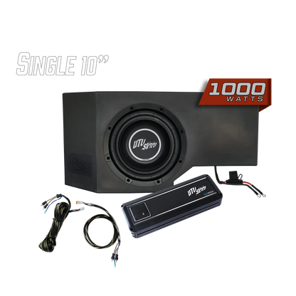 Can-Am® Defender 1000W Single Passenger Side 10" Subwoofer Kit | UTVS-DEF-SUB-1000-PASS Dunes 2 Dezert SXS