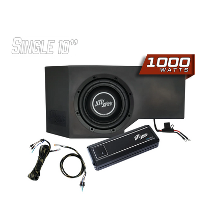 Can-Am® Defender 1000W Single Passenger Side 10" Subwoofer Kit | UTVS-DEF-SUB-1000-PASS Dunes 2 Dezert SXS