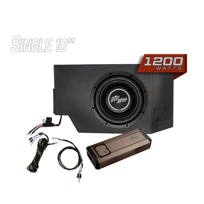 Can-Am® Defender 1200W Single Driver Side 10" Subwoofer Kit | UTVS-DEF-SUB-1200-DRIVER Dunes 2 Dezert SXS
