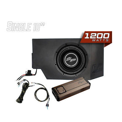 Can-Am® Defender 1200W Single Driver Side 10" Subwoofer Kit | UTVS-DEF-SUB-1200-DRIVER Dunes 2 Dezert SXS
