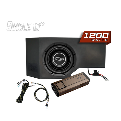 Can-Am® Defender 1200W Single Passenger Side 10" Subwoofer Kit  | UTVS-DEF-SUB-1200-PASS Dunes 2 Dezert SXS