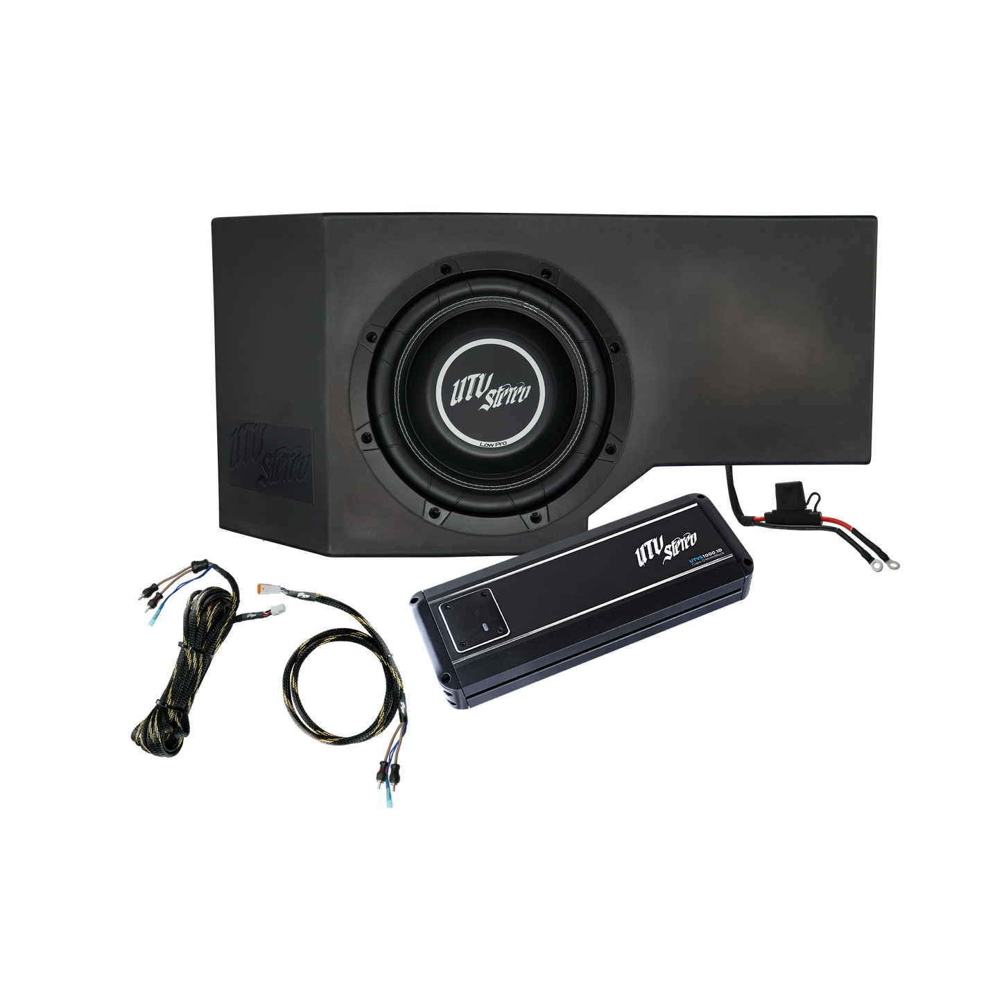 Can-Am® Defender 1000W Single Passenger Side 10" Subwoofer Kit | UTVS-DEF-SUB-1000-PASS Dunes 2 Dezert SXS