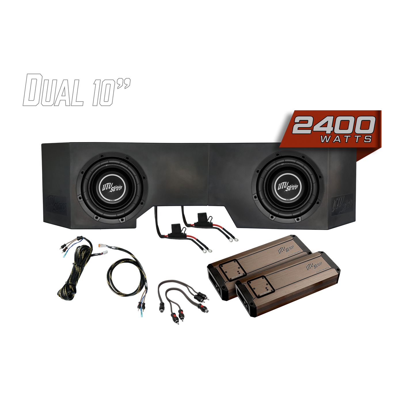 Can-Am® Defender 2400W Dual 10"Subwoofer Kit | UTVS-DEF-SUB-2400-2 Dunes 2 Dezert SXS