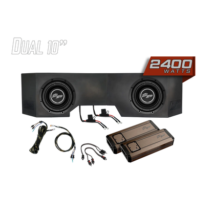 Can-Am® Defender 2400W Dual 10"Subwoofer Kit | UTVS-DEF-SUB-2400-2 Dunes 2 Dezert SXS