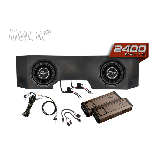 Can-Am® Defender 2400W Dual 10"Subwoofer Kit | UTVS-DEF-SUB-2400-2 Dunes 2 Dezert SXS