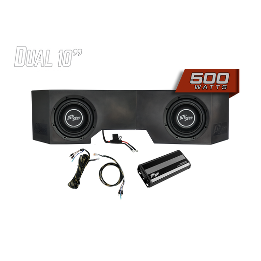 Can-Am® Defender 500W Dual 10" Subwoofer Kit | UTVS-DEF-SUB-500-2 Dunes 2 Dezert SXS