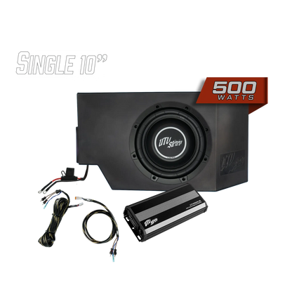 Can-Am® Defender 500W Single Driver Side 10" Subwoofer Kit | UTVS-DEF-SUB-500-DRIVER Dunes 2 Dezert SXS