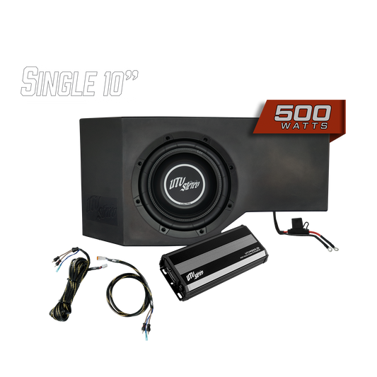 Can-Am® Defender 500W Single Passenger Side 10" Subwoofer Kit | UTVS-DEF-SUB-500-PASS Dunes 2 Dezert SXS