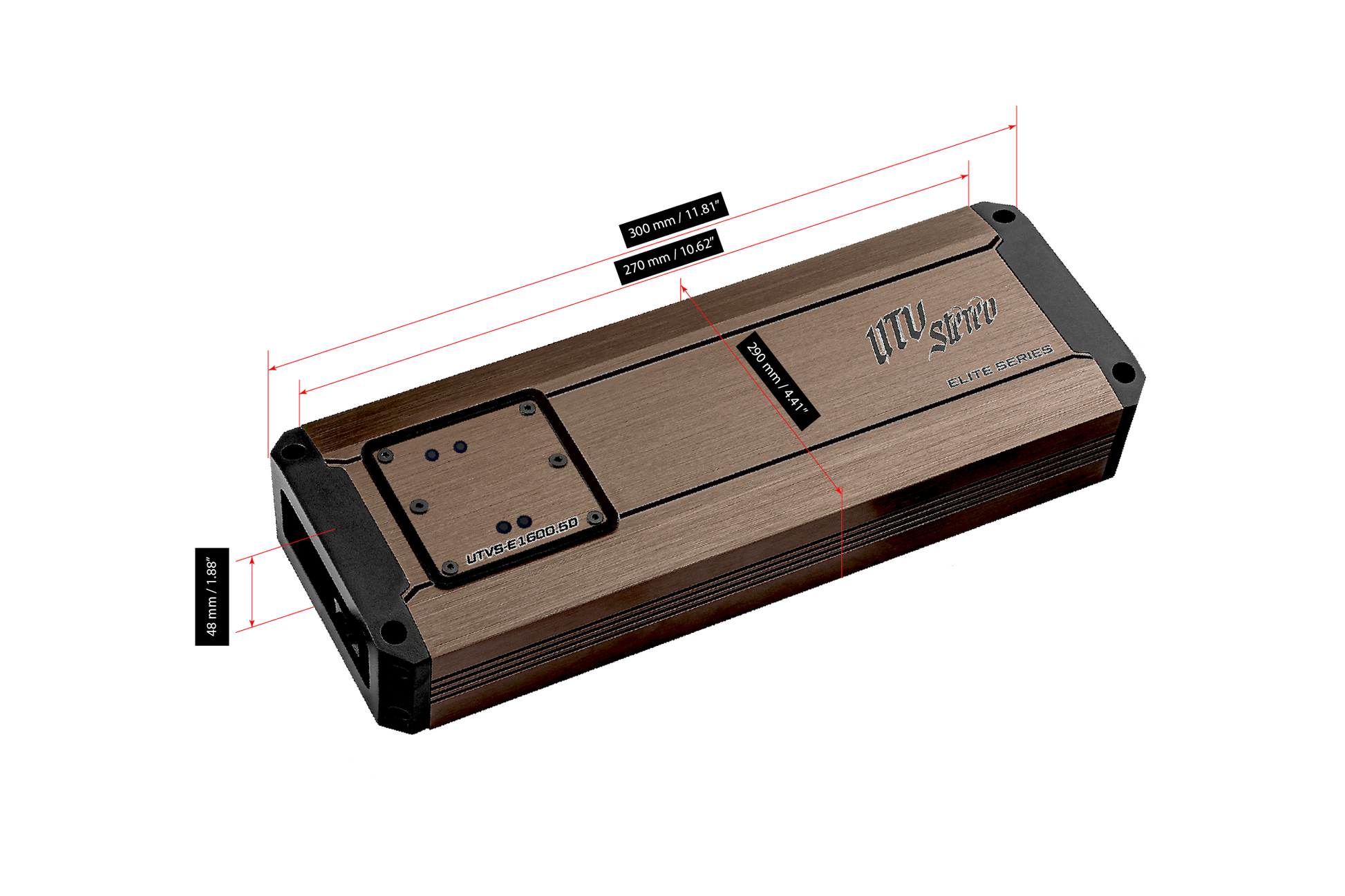 Elite Series 1600W 5-Channel Amplifier | UTVS-E1600.5D Dunes 2 Dezert SXS