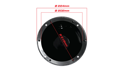 8" Cage Mount Pods - Unloaded (Pair) | UTVS-ECP8 Dunes 2 Dezert SXS