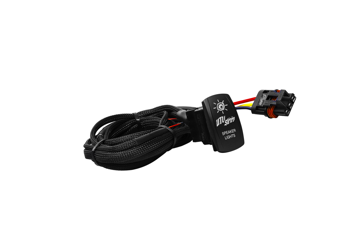 RZR® Pro Series Low Current Harness + Rocker Switch & Pulse Bar Plug | UTVS-PRO-HRN-LC-RKR Dunes 2 Dezert SXS
