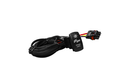 RZR® Pro Series Low Current Harness + Rocker Switch & Pulse Bar Plug | UTVS-PRO-HRN-LC-RKR Dunes 2 Dezert SXS