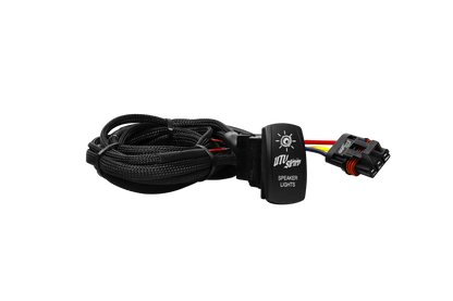 RZR® Pro Series Low Current Harness + Rocker Switch & Pulse Bar Plug | UTVS-PRO-HRN-LC-RKR Dunes 2 Dezert SXS