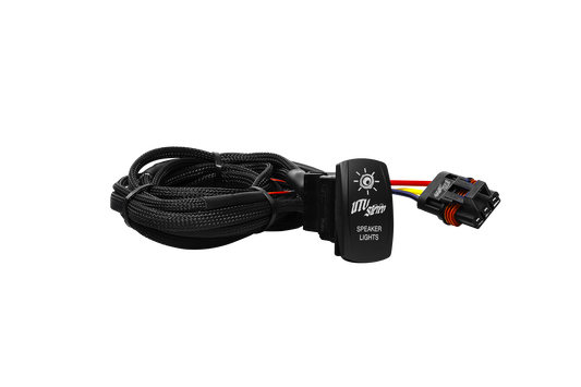 RZR® Pro Series Low Current Harness + Rocker Switch & Pulse Bar Plug | UTVS-PRO-HRN-LC-RKR Dunes 2 Dezert SXS