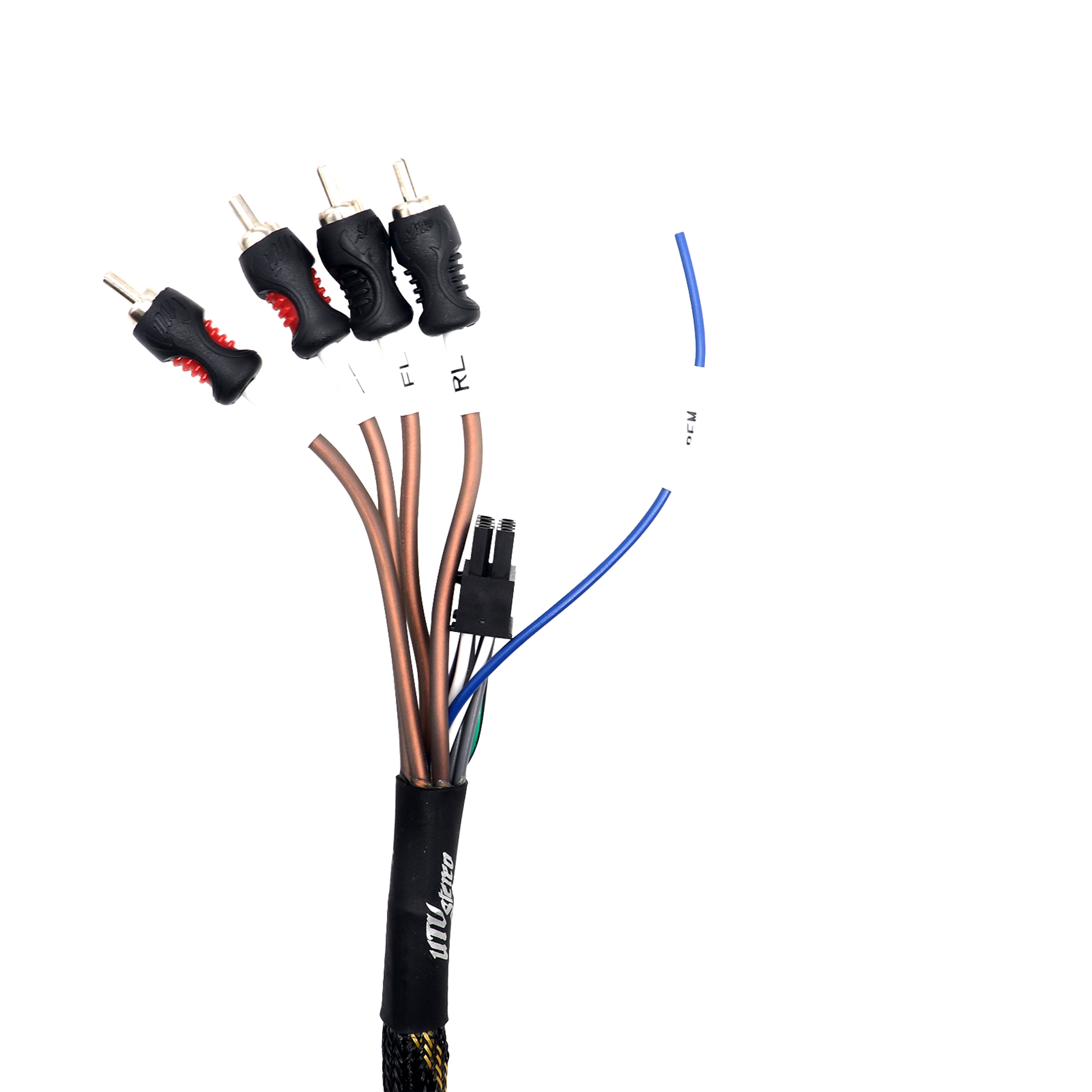 RZR® Pro Series Ride Command Front & Rear RCA Output + Speaker Wire & Remote | UTVS-PRO-RC-RCA-OUT Dunes 2 Dezert SXS
