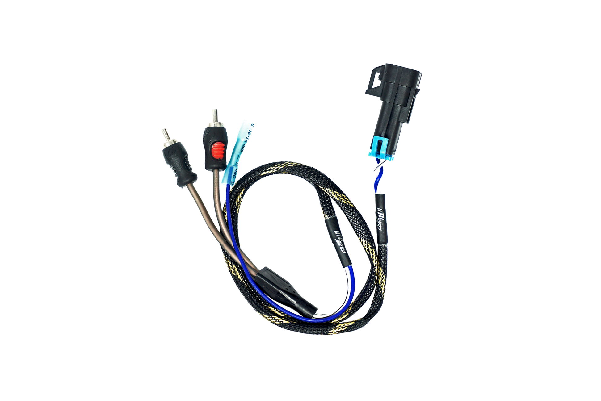 RZR® Pro Series Ride Command Subwoofer RCA Output Harness + Remote | UTVS-PRO-RC-SUB-OUT Dunes 2 Dezert SXS