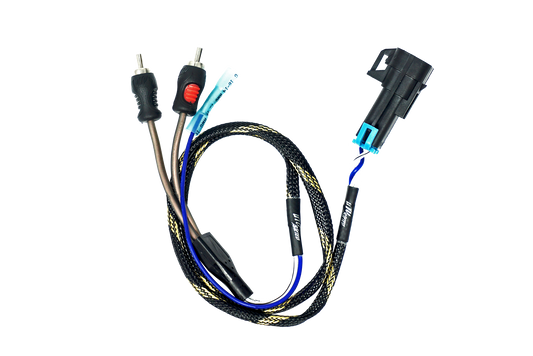 RZR® Pro Series Ride Command Subwoofer RCA Output Harness + Remote | UTVS-PRO-RC-SUB-OUT Dunes 2 Dezert SXS