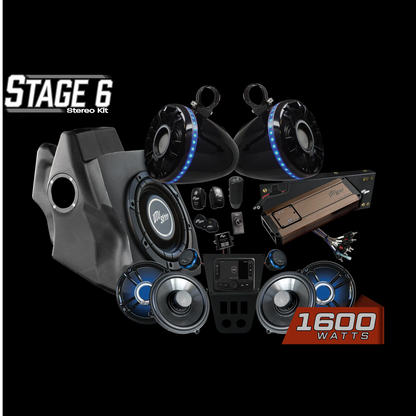 RZR® Pro Series Elite Stage 6 Stereo Kit | UTVS-PRO-S6-E Dunes 2 Dezert SXS