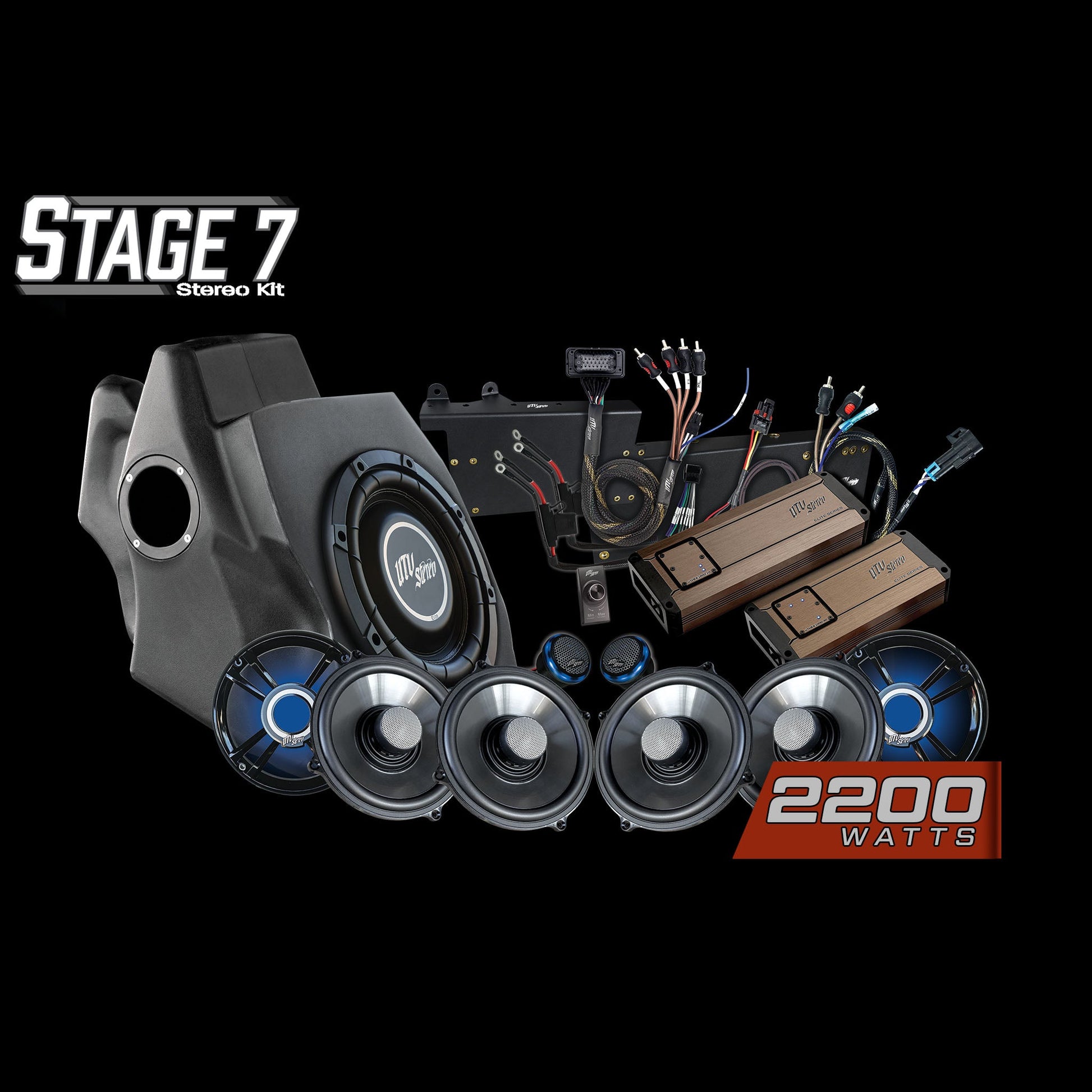 RZR® Pro Series Ride Command® Stage 7 Stereo Kit | UTVS-PRO-S7-RC Dunes 2 Dezert SXS