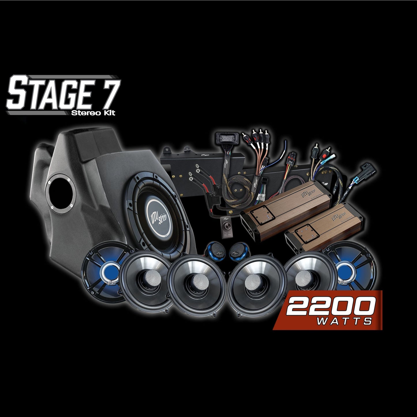 RZR® Pro Series Ride Command® Stage 7 Stereo Kit | UTVS-PRO-S7-RC Dunes 2 Dezert SXS