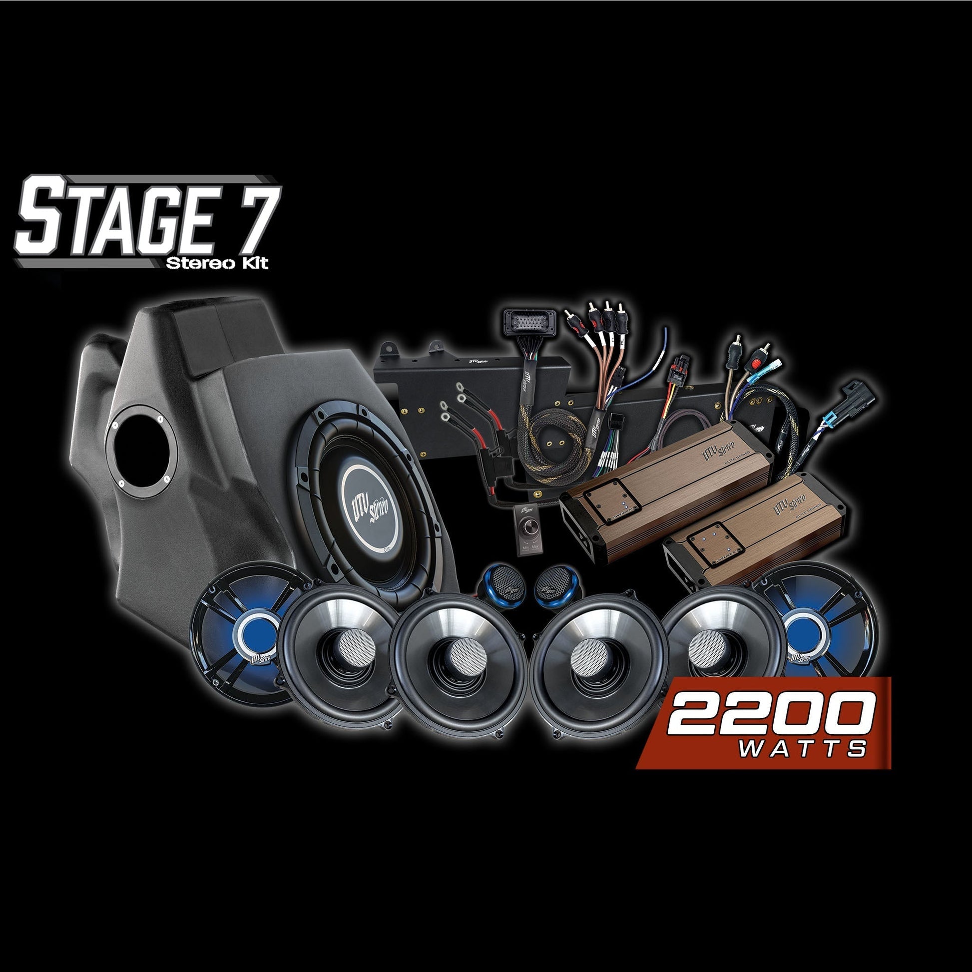 RZR® Pro Series Ride Command® Stage 7 Stereo Kit | UTVS-PRO-S7-RC Dunes 2 Dezert SXS