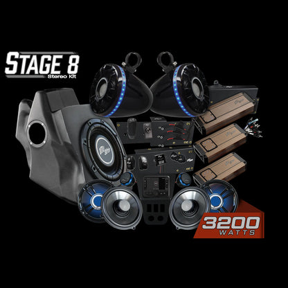 RZR® Pro Series Elite Stage 8 Stereo Kit | UTVS-PRO-S8-E Dunes 2 Dezert SXS