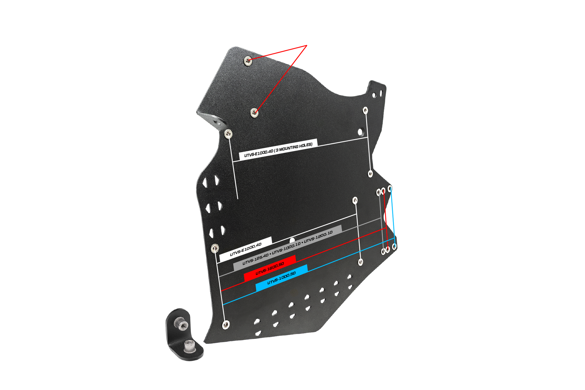 Can-Am® Maverick R Upper Amplifier Mount | UTVS-R-AMPMT-UP Dunes 2 Dezert SXS