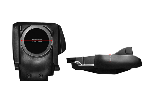 Can-Am® Maverick R 10" Front Subwoofer Enclosure – Unloaded | UTVS-R-ENC-10-FPASS Dunes 2 Dezert SXS