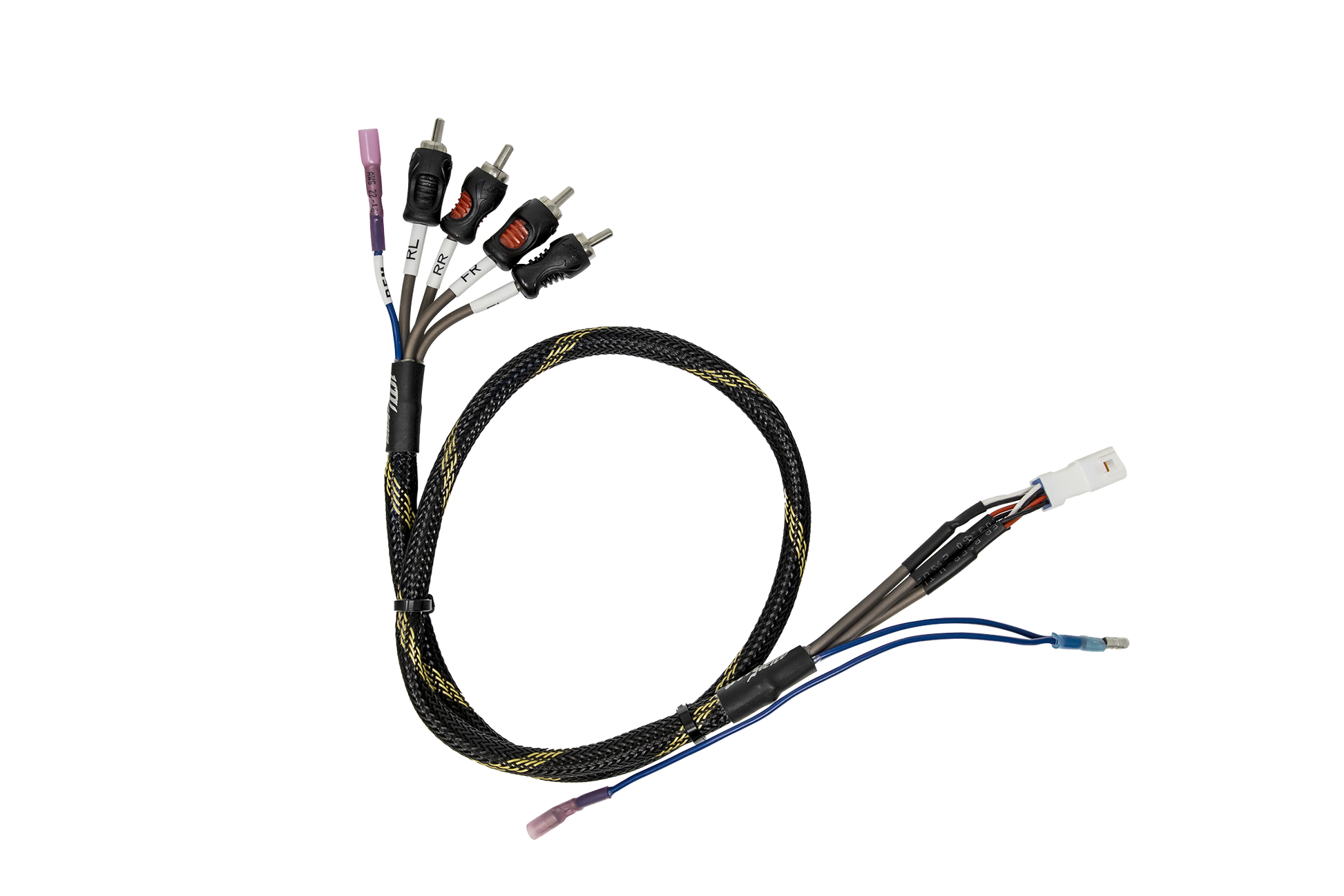 Can-Am® Maverick R BRP GO Front & Rear RCA Output Harness + Remote | UTVS-GO-RCA-OUT Dunes 2 Dezert SXS