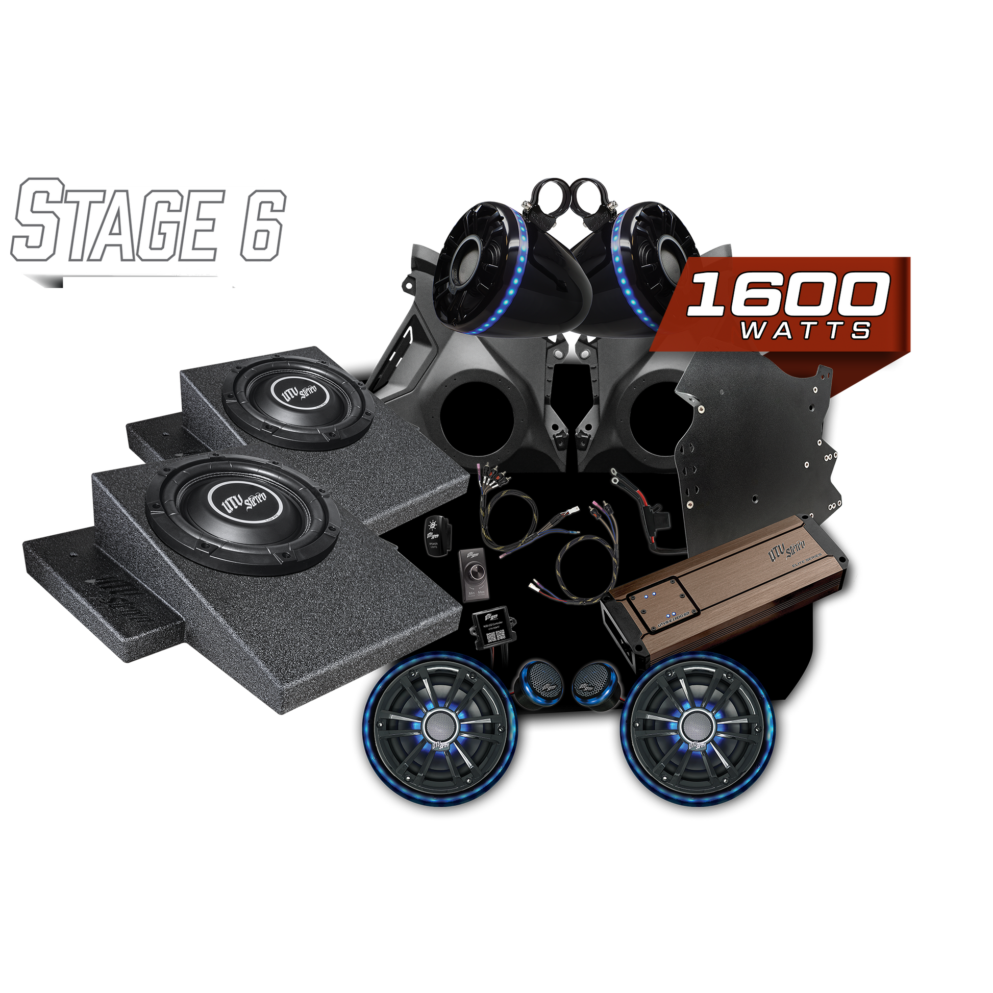 Can-Am Maverick R Elite Stage 6 Stereo Kit Dunes 2 Dezert SXS
