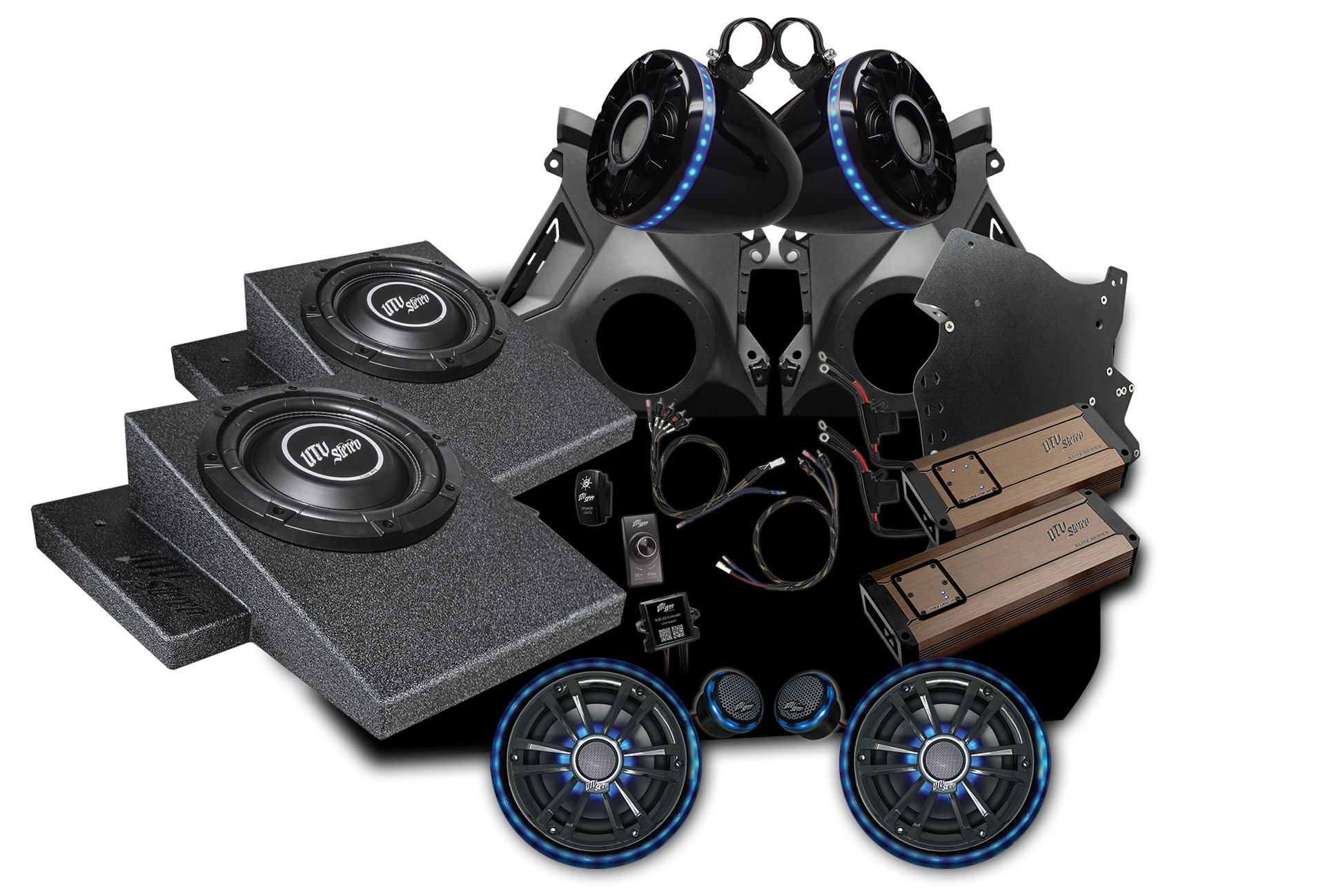 Can-Am® Maverick R Elite Series Stage 7 Stereo Kit | UTVS-R-S7-E Dunes 2 Dezert SXS