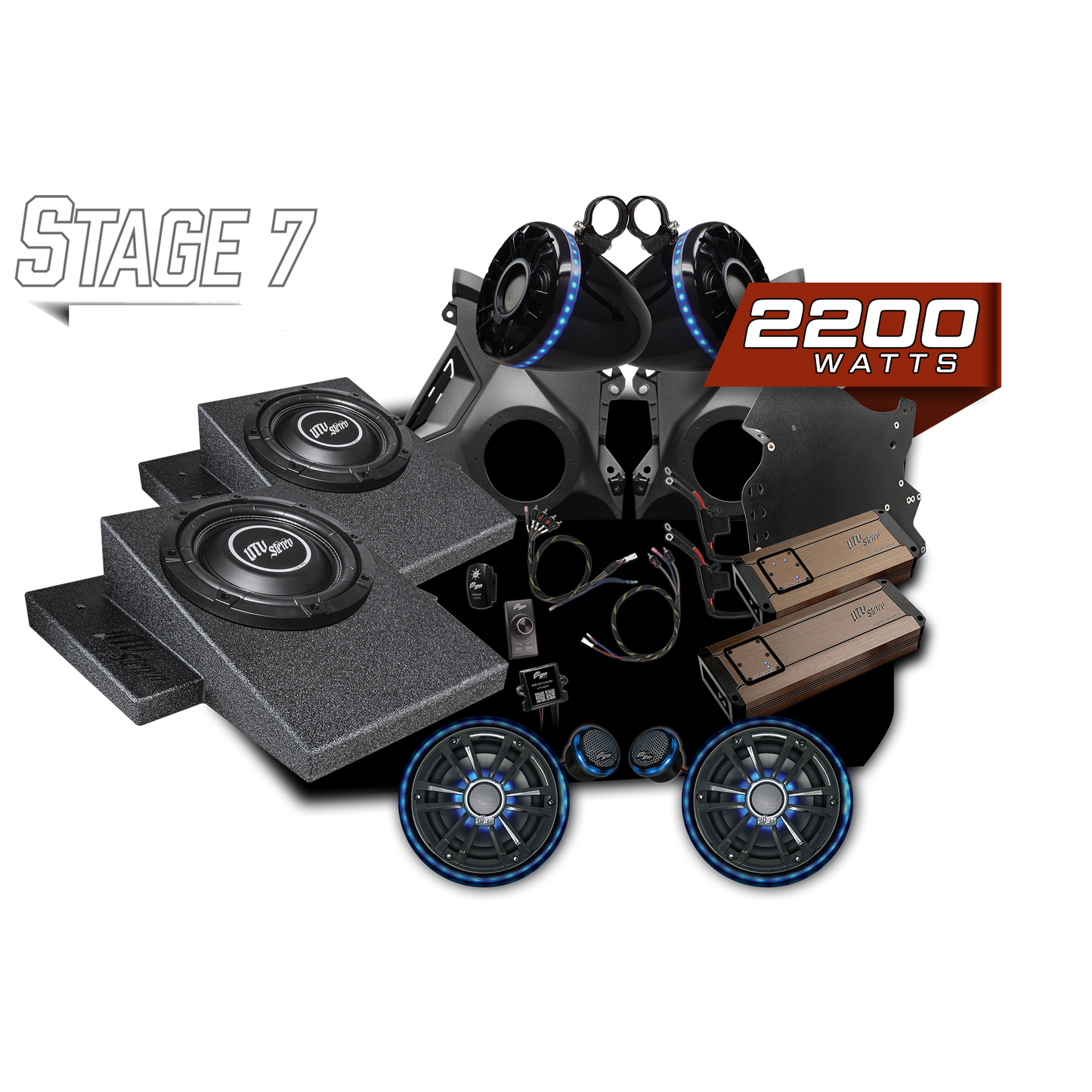 Can-Am® Maverick R Elite Series Stage 7 Stereo Kit | UTVS-R-S7-E Dunes 2 Dezert SXS