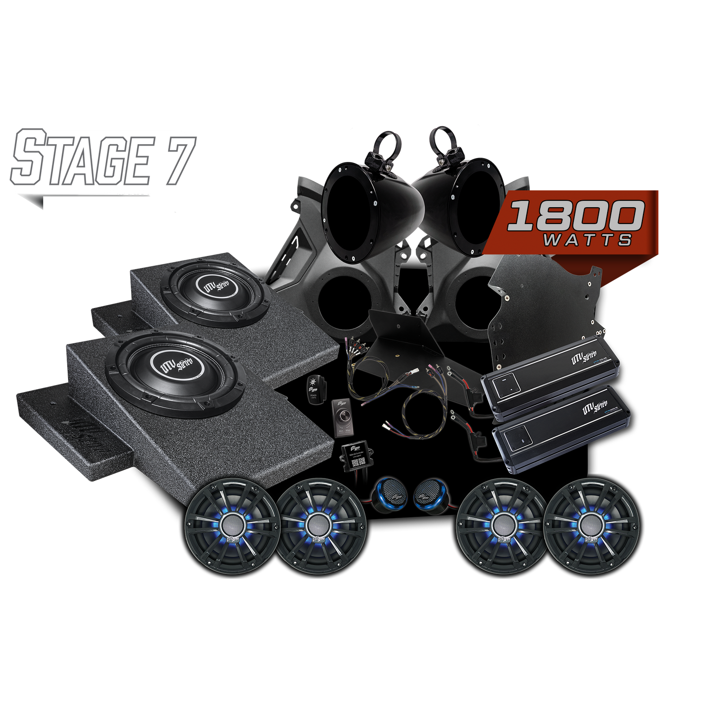 Can-Am Maverick R Signature Stage 7 Stereo Kit Dunes 2 Dezert SXS