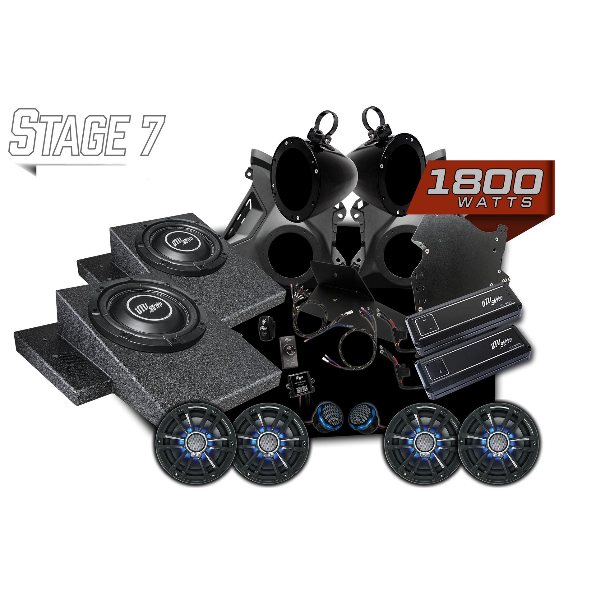 Can-Am Maverick R Signature Stage 7 Stereo Kit Dunes 2 Dezert SXS