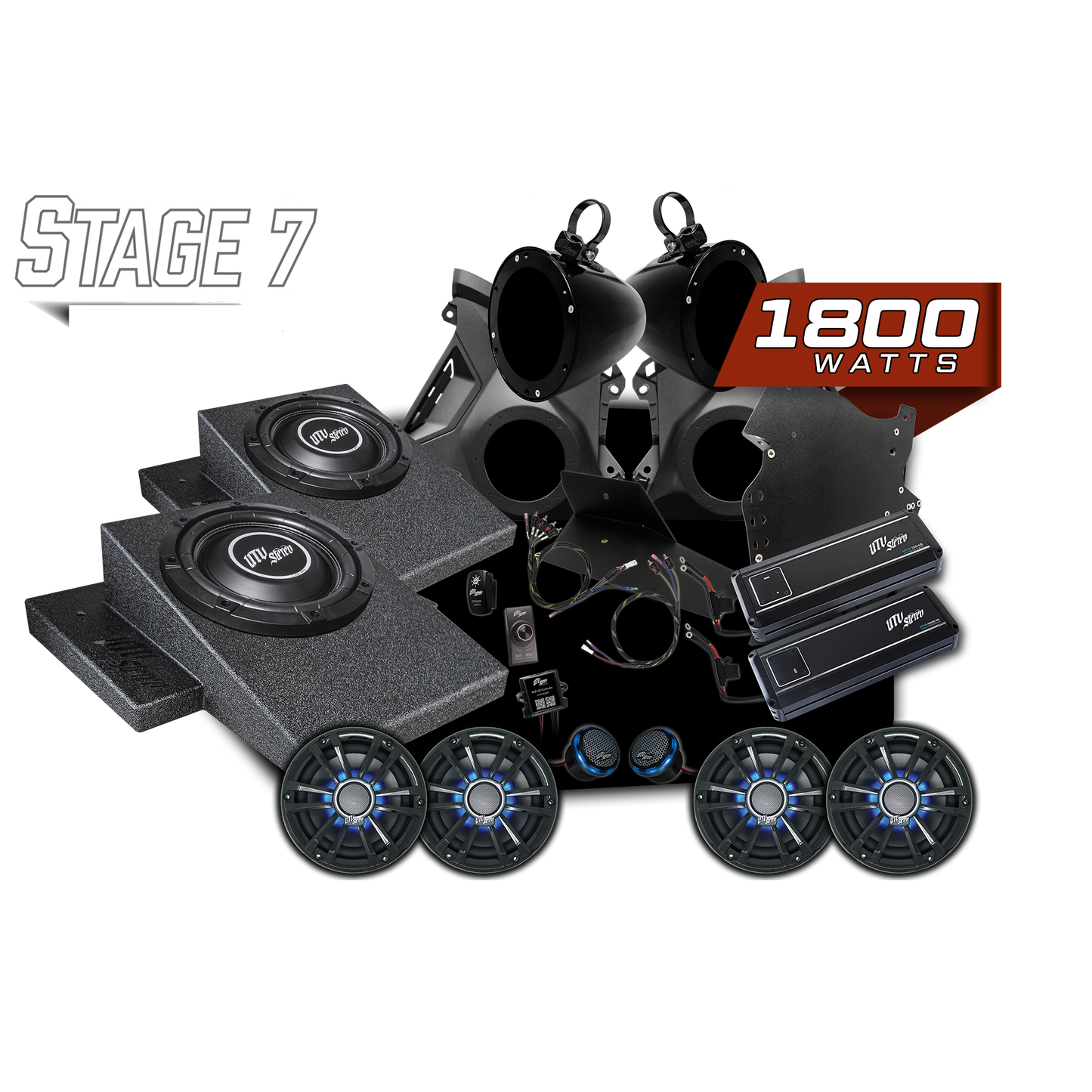 Can-Am Maverick R Signature Stage 7 Stereo Kit Dunes 2 Dezert SXS