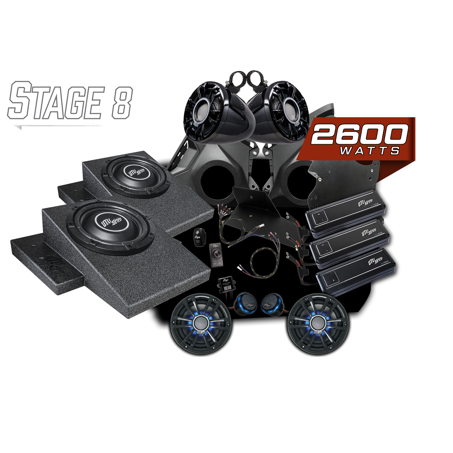 Can-Am Maverick R Signature Stage 8 Stereo Kit Dunes 2 Dezert SXS