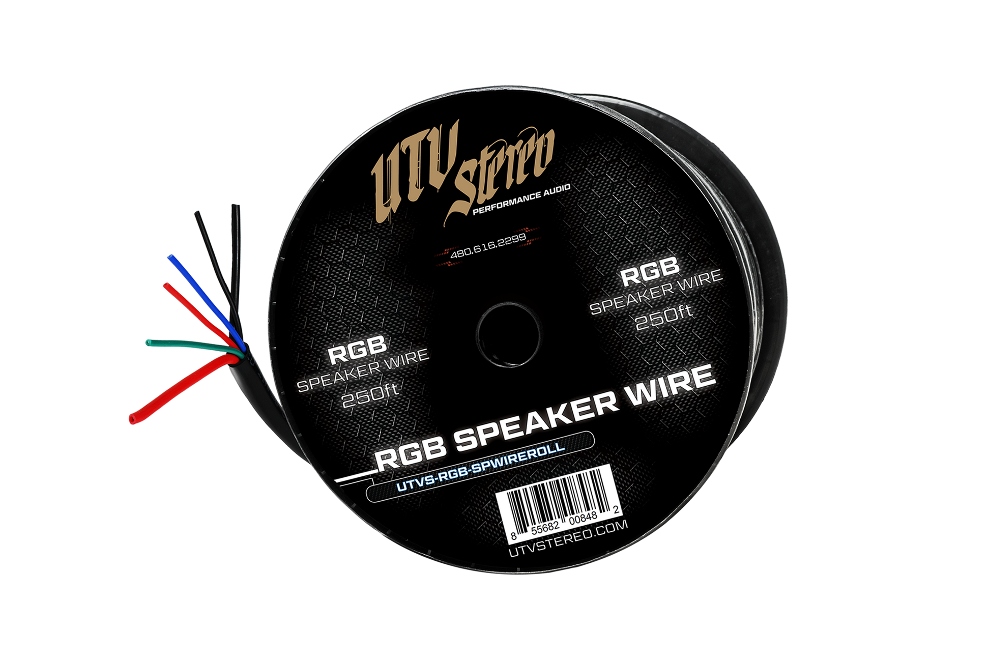 6 Conductor RGB Speaker Wire - 250' | UTVS-RGB-SPWIRE-ROLL Dunes 2 Dezert SXS