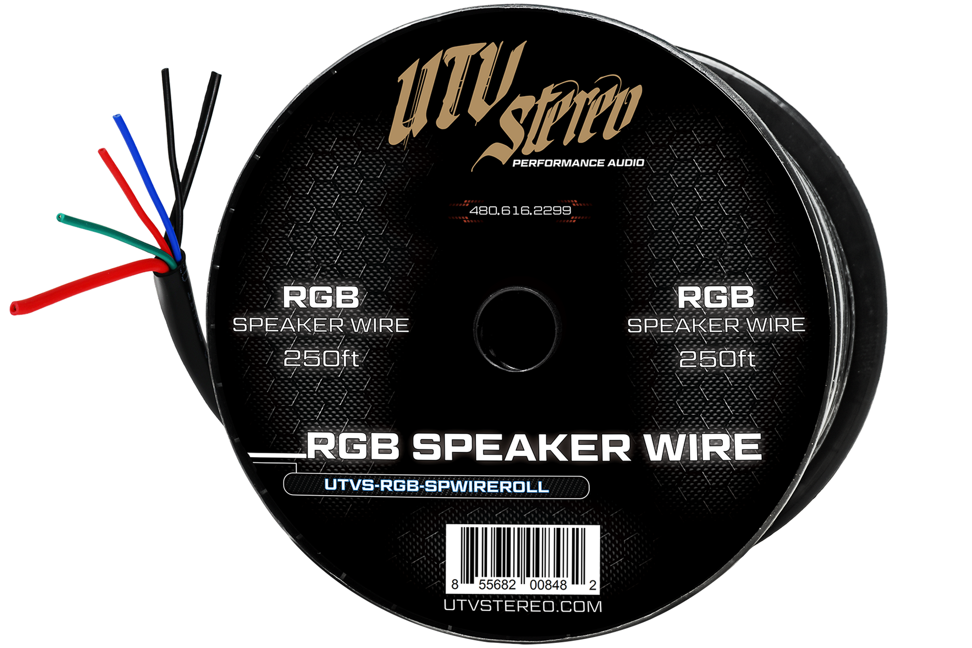 6 Conductor RGB Speaker Wire - 250' | UTVS-RGB-SPWIRE-ROLL Dunes 2 Dezert SXS