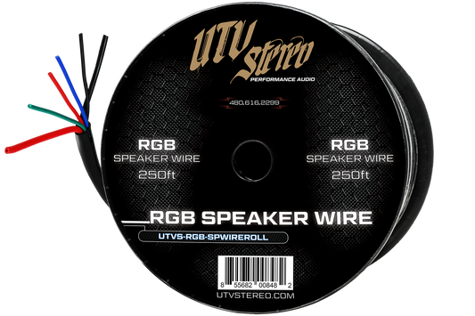 6 Conductor RGB Speaker Wire - 250' | UTVS-RGB-SPWIRE-ROLL Dunes 2 Dezert SXS